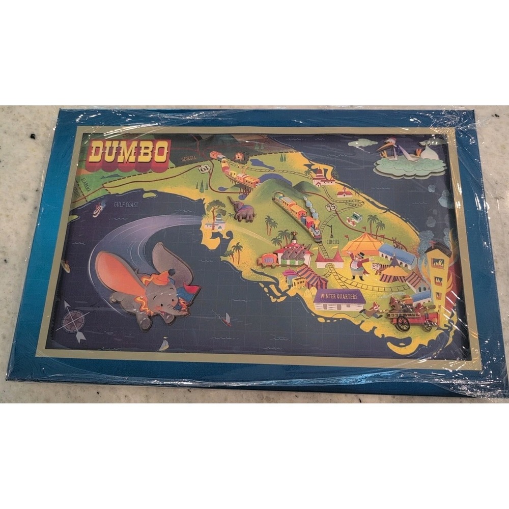 Disney 2024 WDI DUMBO Maps Pin Box Set LE 400 Imagineering  NEW